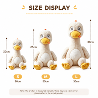 Fabricant OEM/ODM de jouets en peluche de canard super doux en coton PP brodé, personnalisables, directement de l'usine, pour marques à marque privée et commandes en gros