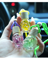 Diffuseur de voiture portable en forme de crâne pour Halloween, 8 ml, parfum suspendu anti-odeurs, parfum longue durée, senteur florale