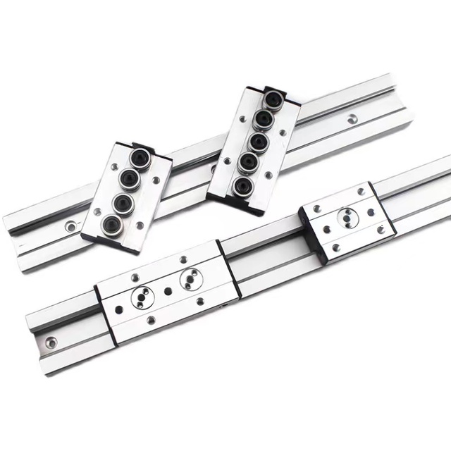 SGR20 Double Axis Linear Guide SGB20UU Slide Block Bearing Linear Motion System Actuator Aluminum CNC Guide Rails