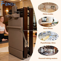 Ressorts de repose-pieds réglables, lit de réforme Pilates pliable, équipement de renforcement musculaire pour usage domestique et commercial