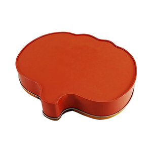 Boîte en métal personnalisée exquise en forme de citrouille d'Halloween Conteneur de cadeau pour bonbons et biscuits - Product Image 4