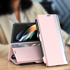 Fundas con Soporte para <span class=keywords><strong>Samsung</strong></span> <span class=keywords><strong>Galaxy</strong></span> Z Fold, Acabado Electrochapado, Tacto Suave, con Clip para <span class=keywords><strong>S</strong></span> Pen - Product Image 1