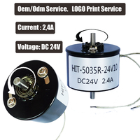 Aangepaste roterende elektromagneet DC24V 2.4A links/rechts 25 graden draaiend voor fruit sortering, rechtsom draaiende solenoïde