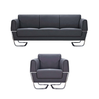 Ensemble de canapés de bureau de luxe contemporain nouveau design exclusif personnalisé pour salle de réunion de style moderne