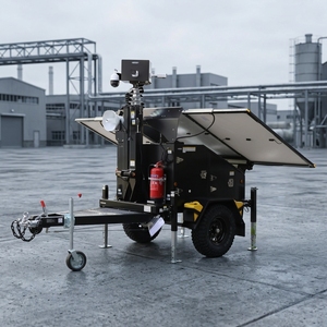 Sistema de Seguridad Móvil con Mástil Telescópico Portátil, Cámara Solar, Batería de Litio e Impermeabilidad IP65 para Obras de Construcción - Product Image 4