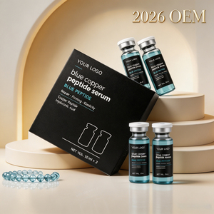 เซรั่ม GHK Cu Blue Peptide สูตรใหม่ อ่อนโยนต่อผิว ช่วยผลัดเซลล์ผิวอย่างอ่อนโยน บรรเทาอาการระคายเคือง เสริมสร้างความสามารถในการดูดซึมสารอาหารของผิว - Product Image 2
