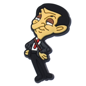 All'ingrosso accessori per scarpe <span class=keywords><strong>Film</strong></span> personaggi comici Mr Bean Shoe charm decorazione pantofola per zoccoli - Product Image 6