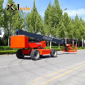 במת הרמה הידראולית חשמלית ניידת 28 מטר/450 ק\\\"ג, פלטפורמת עבודה אווירית, במת הרמה טלסקופית עם הנעה עצמית - Product Image 6