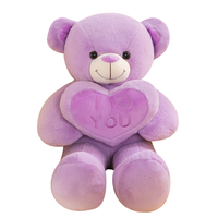 Ours en peluche personnalisé de haute qualité ODM, peluche super douce, rembourrage en coton PP, 25 cm, emballé sous vide, cadeau en gros