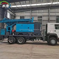 Machine de forage de puits d'eau Hardrock 300m, équipement de forage de puits de haute qualité