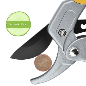 Sécateur de jardin <span class=keywords><strong>télescopique</strong></span> sans fil à lames croisées, en métal, avec poignée en caoutchouc, <span class=keywords><strong>professionnel</strong></span>, pour branches épaisses et fruits, à économie d'effort - Product Image 6