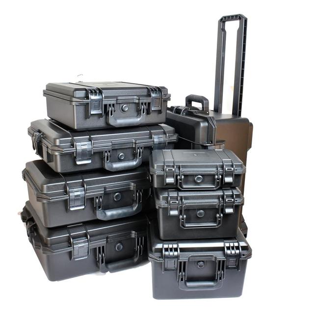 Waterproof Hard Plastic Tool Suitcase with IP67 Rating OEM/ODM Customizable Case for Camping & Hiking