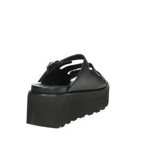 Cult Women's Wedge Slipper Black Platform <b>Sandals</b> Size 8 - Product Image 3