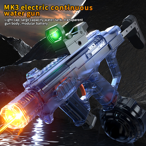 Pistola de agua eléctrica de gran capacidad MK3, juguete de verano para niños, juego de batalla de disparos al aire libre, pistola de agua portátil pequeña para fiestas. - Product Image 4