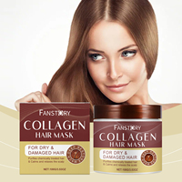 Masker Rambut Kolagen Label Pribadi OEM untuk Semua Jenis Rambut, Menutrisi, Melembapkan Tahan Lama, Memperbaiki Rambut Kering, Bersertifikat MSDS, 100g