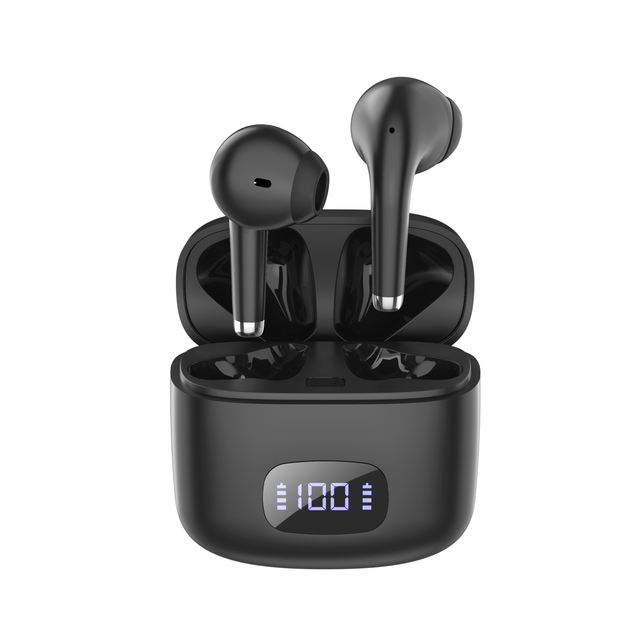 Intelligent Digital LED Power Display TWS Wireless Blue Tooth Earphones Portable Wireless HD Calling In-ear Earbuds