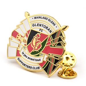 เข็มกลัดโลหะผสมสังกะสี 3 มิติ คุณภาพสูง แบบสั่งทำพิเศษ สำหรับสมาคมฟรีเมสัน  เคลือบสีทอง  สำหรับติดบนชุดสูท - Product Image 5