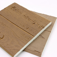 Panel Sándwich Aislante de PU Ligero y Moderno, Resistente al Fuego y al Agua, para Revestimiento de Paredes Exteriores, 16mm/20mm de Espesor, para Apartamentos