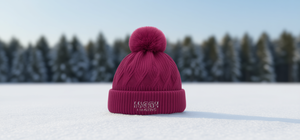 Gorro de Invierno Macor, 100% Acrílico, con Pompón, Tejido, Unisex, para Adultos, Casual, 56-58cm - Product Image 2