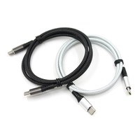 Vente en gros 1M/1.5M/2M 60W 3A Câble de charge rapide PD USB Type C vers USB Type C pour iPad Téléphone Tablette