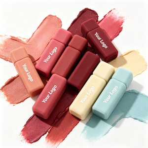 Matte Liquid Lipstick Private Label Velvet Lip Gloss Long Lasting Nude Red Orange Lip <b>Stick</b> Custom Logo - Product Image 3