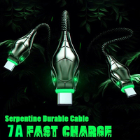 Câble USB Type C de haute qualité 60W 100W 7A 0.3M 1M 2M 3M, câble de charge rapide, chargeur rapide USB-C pour Samsung Huawei iPhone 17