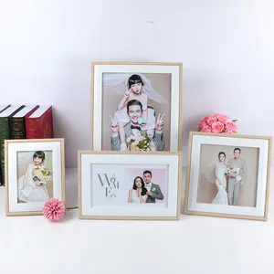 Grosir Pabrik Harga Murah MDF bingkai foto kayu bingkai foto plastik stok besar bening keluar