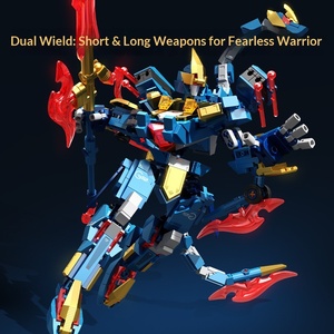 Compatible con Sengbao, Bloques <span class=keywords><strong>de</strong></span> Construcción <span class=keywords><strong>de</strong></span> Plástico ABS, Robot Emperador <span class=keywords><strong>de</strong></span> Aguas Profundas, Robot Dinosaurio Transformable, Juguete <span class=keywords><strong>de</strong></span> Ensamblaje para Niños - Product Image 4