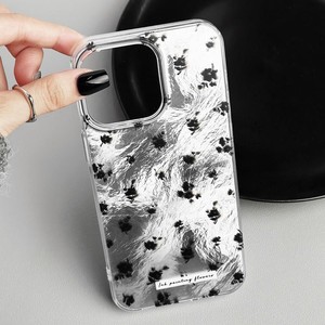 <span class=keywords><strong>Coque</strong></span> de téléphone Ins French Simple noire à motif floral avec pendentif nœud pour <span class=keywords><strong>iPhone</strong></span> 16 15 14 13 Pro Max, <span class=keywords><strong>coque</strong></span> arrière Funda - Product Image 3