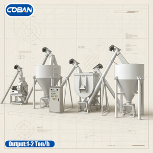 เครื่องจักรโรงสีแบบครบวงจร OEM สำหรับผลิตอาหารเม็ดสำหรับโคและกระบือ สำหรับการผลิตอาหารสัตว์ - Product Image 1