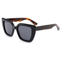 Lunettes de soleil de luxe en acétate, logo personnalisé, polarisées UV400, vente en gros pour marques de créateurs