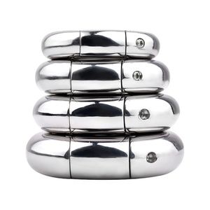 Male Testicle Weight <b>Ring</b> Delayed Ejaculation Long-lasting Powerful Cock Bondage Stainless Steel SM <b>Couple</b> Sex Toys Wholesale - Product Image 4