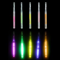 Bâtonnets de sucettes en plastique phosphorescents en gros – Bonbons créatifs portables pour fêtes, concerts, festivals, enfants (effet néon)