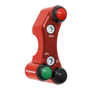 Interrupteur de guidon droit pour Ducati Panigale V4 (trous alignés) (rouge) - Product Image 3