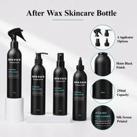 Flacon pulvérisateur vide noir mat à baïonnette 150ml-250ml pour parfum, toner, alcool, cheveux, chambre, cosmétiques, soins de la peau, en plastique