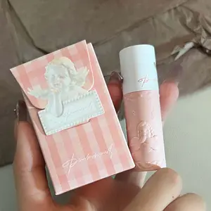 PinkyFocus en relief rose ange mat crème pour les lèvres velours lèvre boue longue durée liquide rouge à lèvres cosmétiques maquillage 6 couleurs