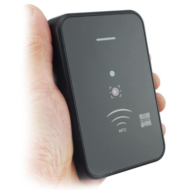 WeChat Mini Program QR Code&RFID13.56MHz WG Format Output Card Reader for Door Access Control System