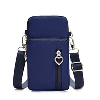 Sacoche Universelle à Bandoulière pour Téléphone Portable, Pochette Suspendue avec Trou pour Écouteur, Portefeuille, Sacoche avec Bras, Grande Taille