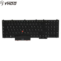 Pabrik Grosir Merek Asli Keyboard Baru untuk IBM Lenovo Thinkpad P51 P71 P50 P70 Keyboard Laptop