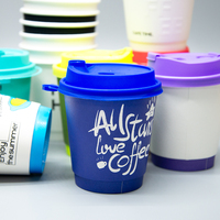 Couvre-gobelets en plastique PP/PE avec logo personnalisé, vente en gros de couvre-gobelets en plastique pour boissons, couvre-gobelets jetables pour boissons