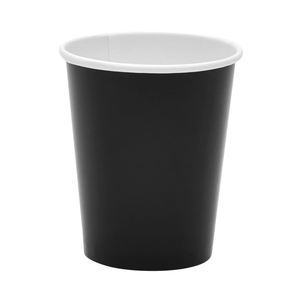 Vajilla Desechable Moderna de 24 Piezas, Artículos para Fiestas, Platos, Servilletas y Vasos de Papel Negro para 24 Personas - Product Image 4