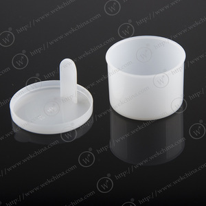 Gobelet d'échantillonnage en plastique jetable IN 20ml 40ml avec poignée et couvercle à levier W410 W411 - Product Image 2