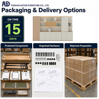 Armoire de bureau moderne pliable en MDF avec montage facile, design en bois durable pour espaces de travail commerciaux et résidentiels