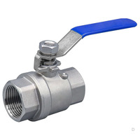 Série de vannes à boisseau sphérique industrielles : Acier inoxydable/Laiton, Fileté/Flangé, 1/4"~4", pour l'eau, l'huile et le gaz