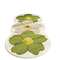 Tapis moderne en cachemire 3D floral et frais, tapis en polyester 10mm pour la maison, la table basse, la chambre, le chevet, la baie vitrée