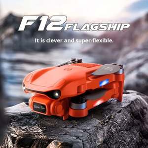 Dron Profesional de Larga Distancia F12 con GPS, 25 Minutos de Tiempo de Vuelo, Motor sin Escobillas 6K HD, Cámara Dual ESC, Wi-Fi FPV RC, Plástico - Product Image 2