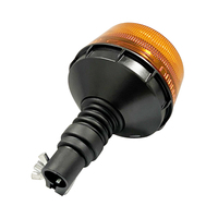 Feu de signalisation LED ambre SG SG-NR26B robuste à visser, 12W, protection IP67, clignotant rotatif, DC12-24V, pour chariot élévateur