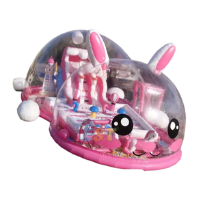 Amusement extérieur Portable PVC Transparent Maison à bulles gonflable Tente de pelouse Ballon géant Cochon Château plein d'entrain à <span class=keywords><strong>vendre</strong></span> - Product Image 4