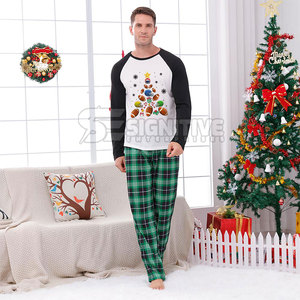 Unisex Casual Winter Night Dress Hot Sale Two Piece <b>Set</b> Custom <b>Couples</b> <b>Pajamas</b> Home Wear Sleepwear Adults Plus Size Women Girls - Product Image 3