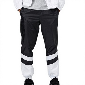 Casual Men's Windbreaker Jogger Cargo Pants Corduroy Fabric Breathable Eco-Friendly Drawstring Waist Zip Pocket Nylon - Product Image 1